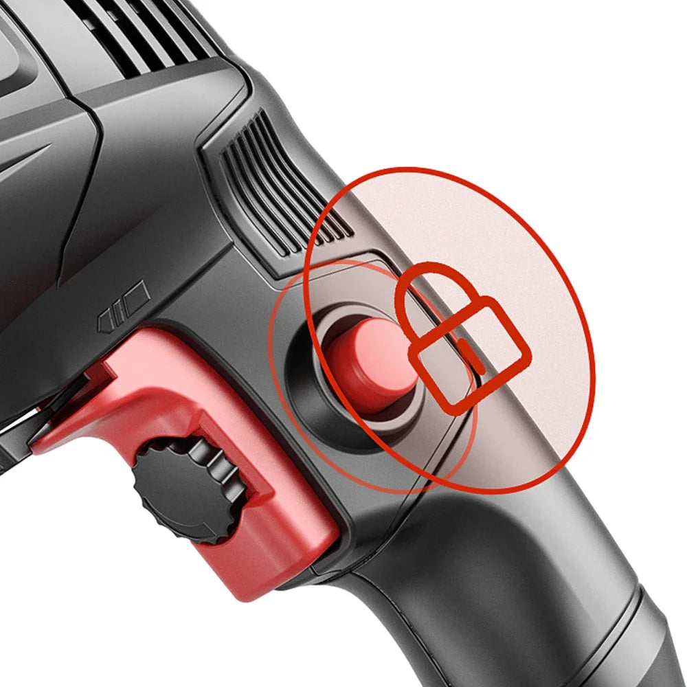 Norvo | 780W Elektrisk Hammer & Boremaskin med Variabel Hastighet – DrillForce
