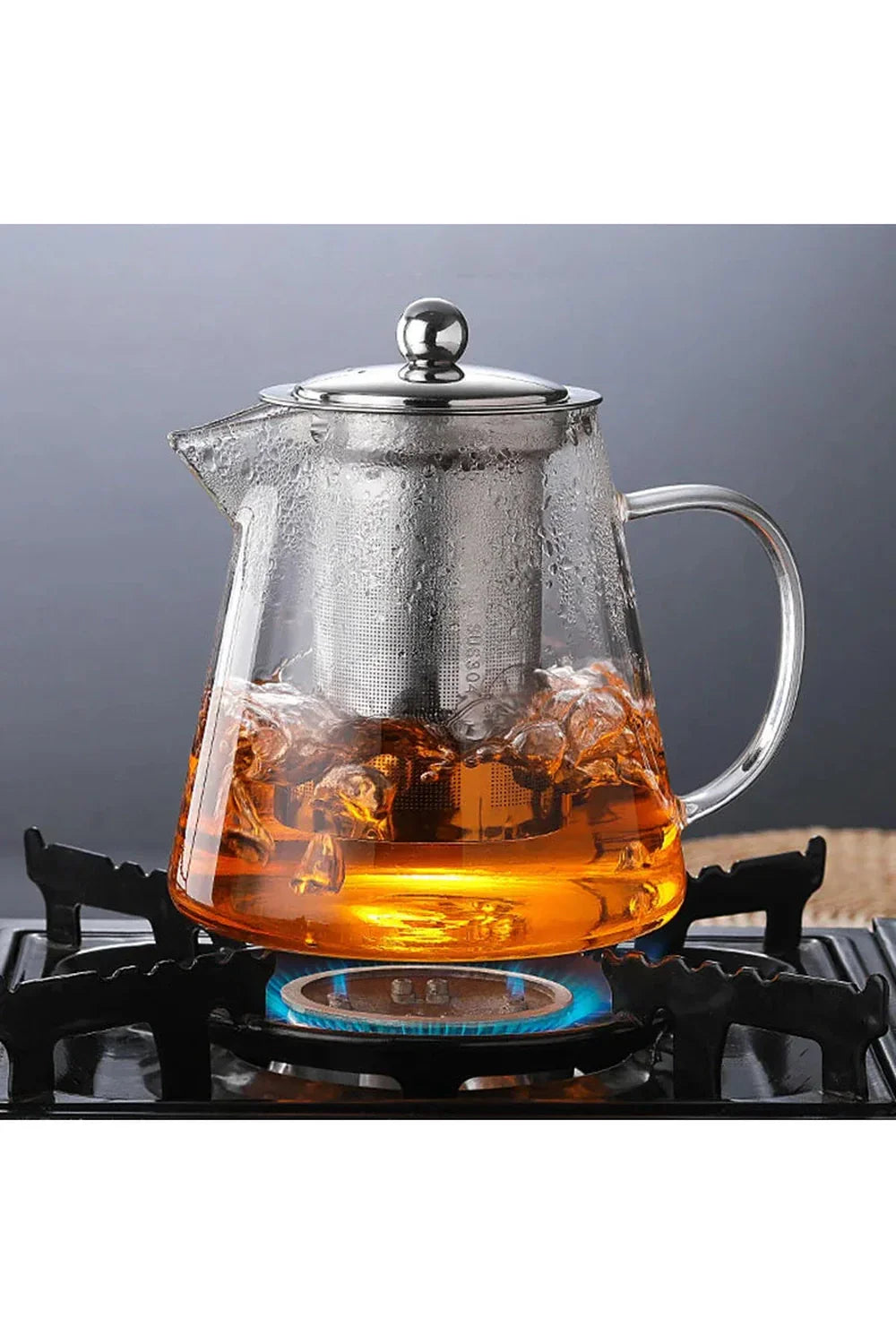 Norvo | Teapot i glass med infuser i rustfritt stål