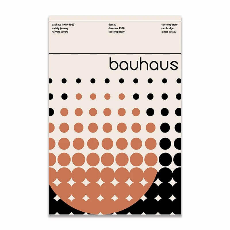 Premium plakat på lerret Kreativ Bauhaus