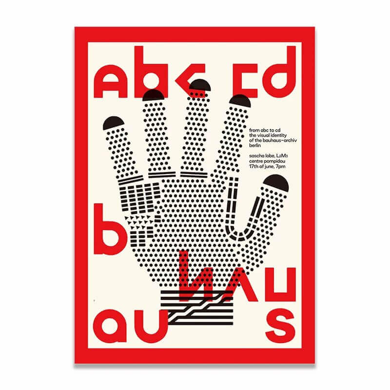 Premium plakat på lerret Kreativ Bauhaus