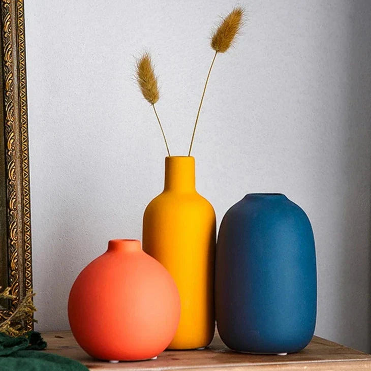 Keramiske vaser Garduru nordisk design | Minimalistisk dekorasjon | Elegante vaser for hjemmet