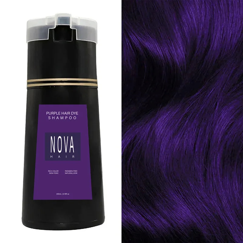 NovaHair Instant Dye Shampoo – Rask fargeoppfriskning for håret ditt