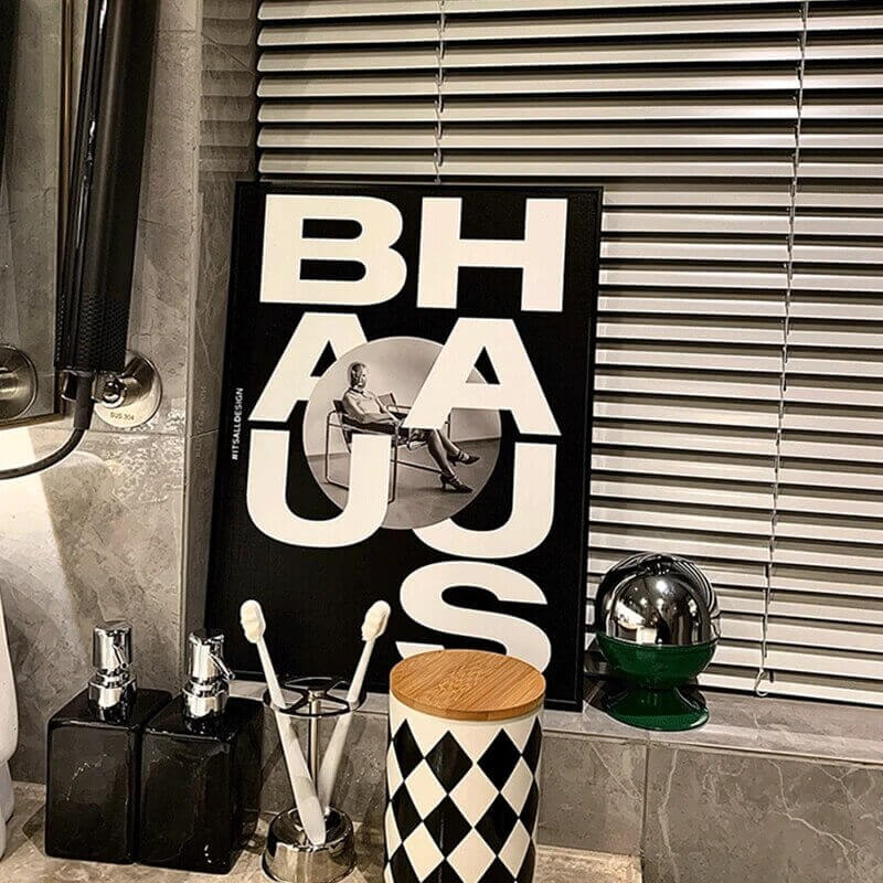 Premium plakat på lerret Kreativ Bauhaus
