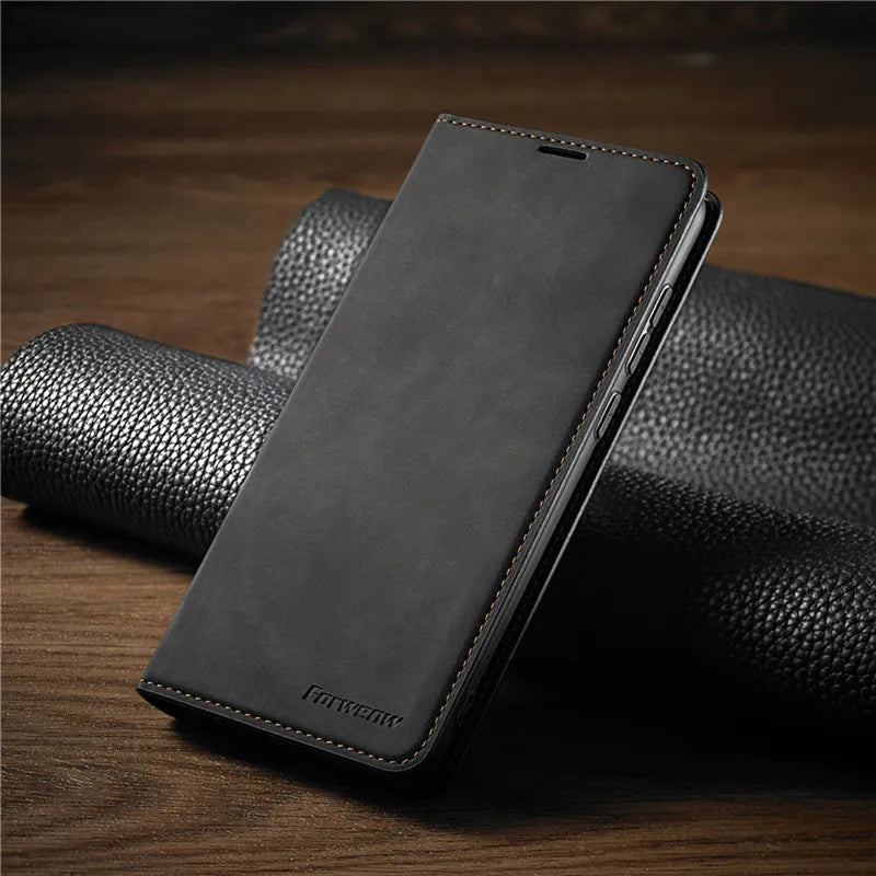 Norvo iPhone Case: Magnetisk Lærpouch for Stylish Beskyttelse