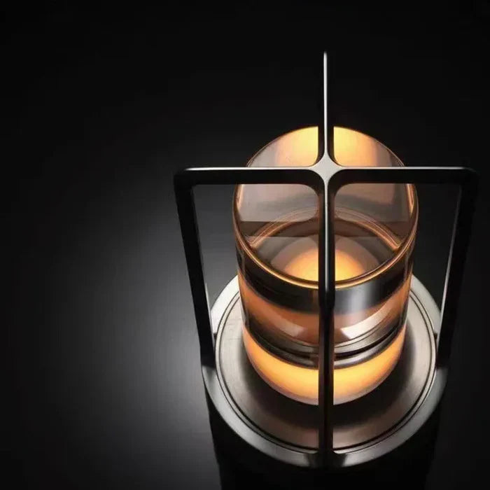 Norvo | Varm LED Trådløs Bordlampe – Batteridrevet Nordisk Design - LED med Berøringskontroll, Egnet for Soverom, Hjem, Utendørs - Ideell Nattlampe
