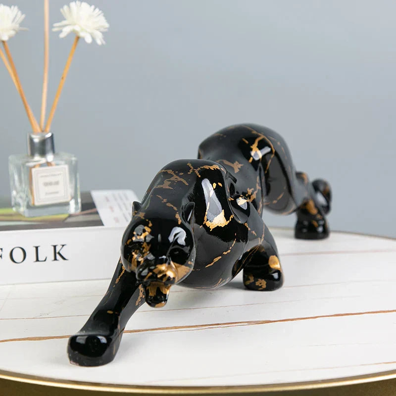 Norvo | Elegant Jaguar Steinskulptør