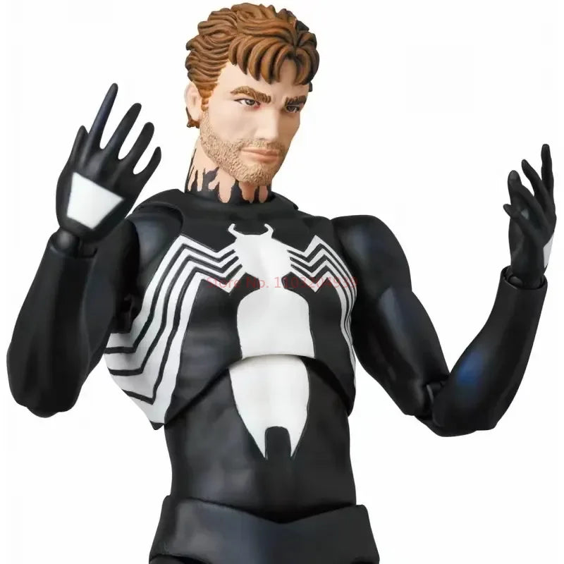 CT 1/12 Skala Spider-Man & Venom Actionfigurer - 6-tommers Samlemodell Dukker for Anime-fans, Mafex 147 Utgivelse