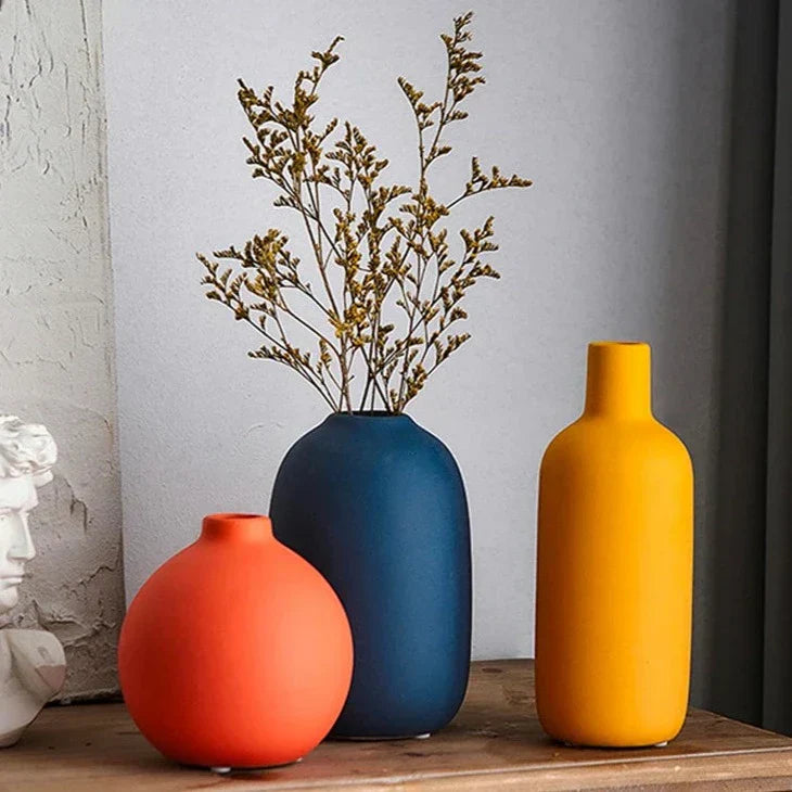 Keramiske vaser Garduru nordisk design | Minimalistisk dekorasjon | Elegante vaser for hjemmet