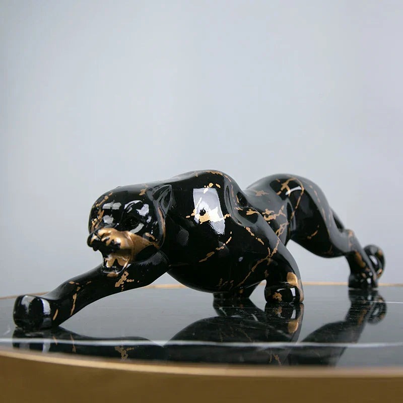 Norvo | Elegant Jaguar Steinskulptør