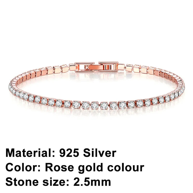 Norvo | Tennisarmbånd – Skinne med holdning: Eleganse i sterling sølv og hip-hop stil!