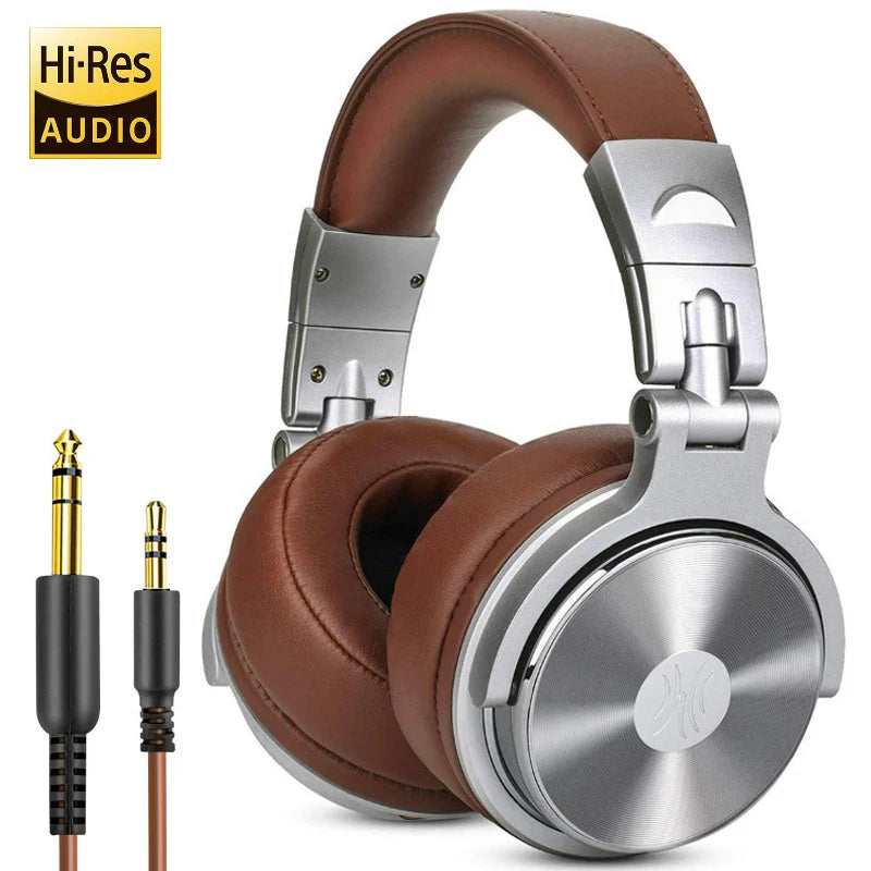 Oneodio Kablet Studio Pro 50 & Pro 30 DJ Hodetelefoner med Mikrofon - TWS Støydempende HiFi Stereo Dynamisk Hodesett