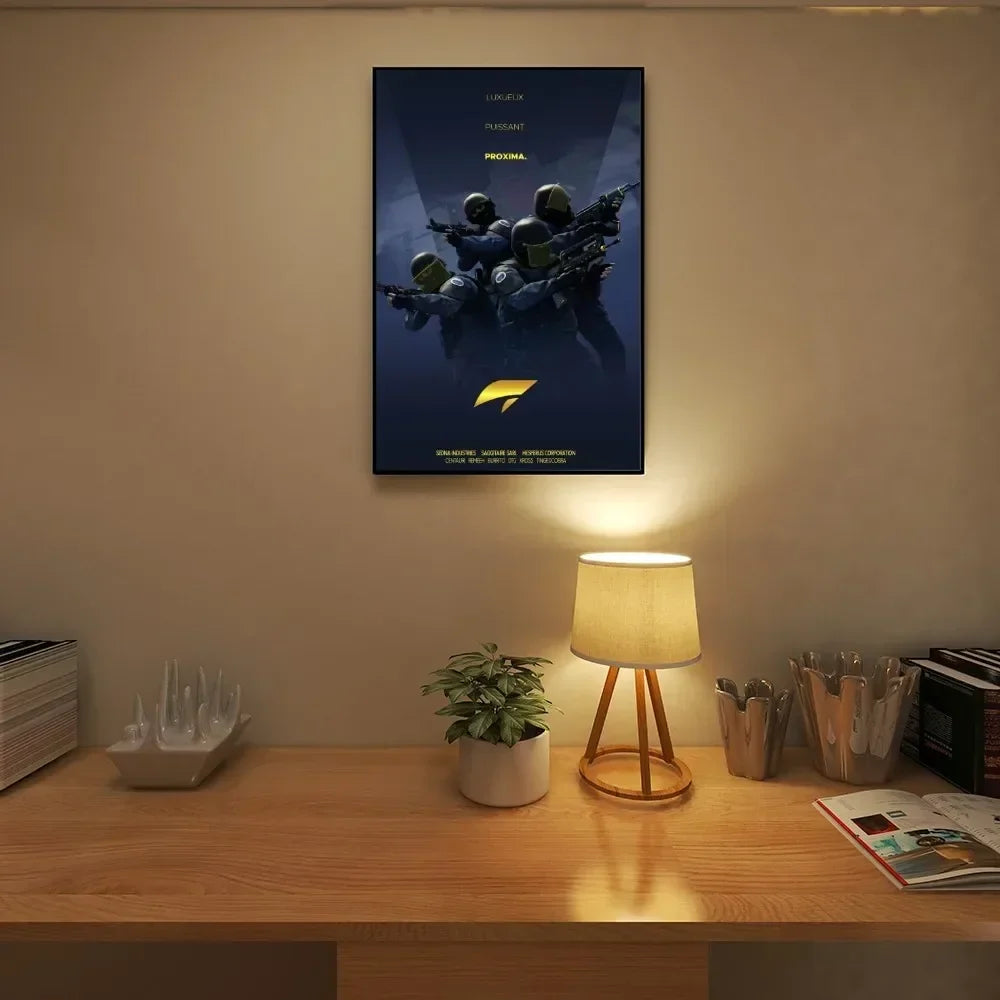 Norvo Counter-Strike 2 Plakat Veggkunst Hjemmedekorasjon Romdekorasjon Digital Maleri Stue Restaur