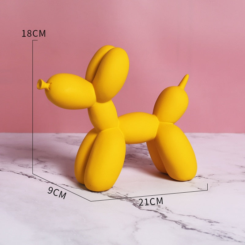 Norvo | Luksuriøs hjemmedekor, ballonghund dekorasjon, kontorbordtilbehør, dyre dekor, moderne populær kunst, nordiske statuer