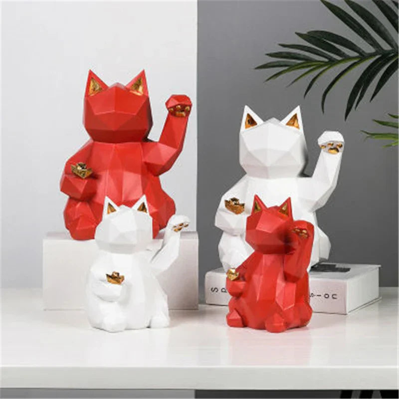 Norvo | Nordisk Stil Geometrisk Lykke Katt