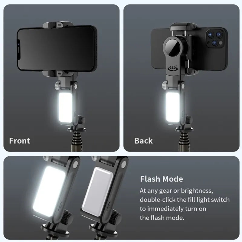 Norvo | 360 Rotasjon Gimbal Stabilizer Selfie Stick Stativ for iPhone