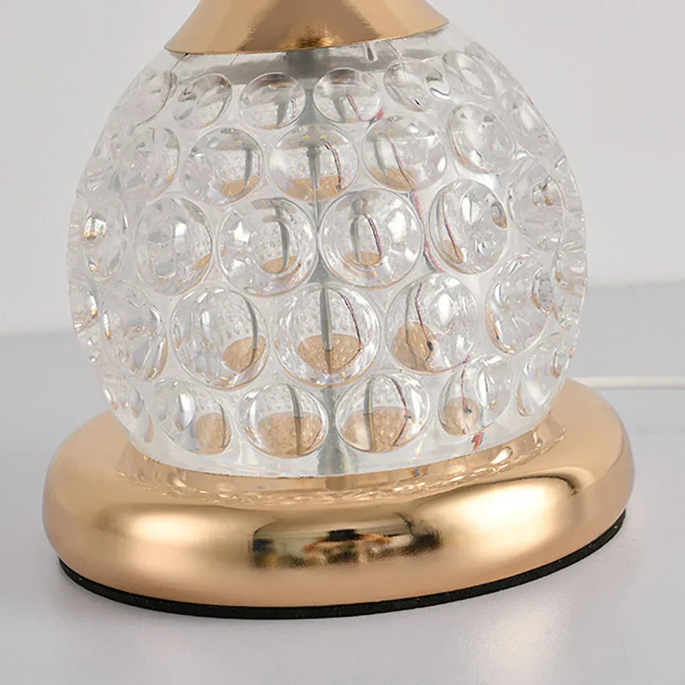 Dekorativ Mood Light LED – Krystallbordlampe med Sopplignende Design, Vintage Dekorlampe for Stue eller Soverom