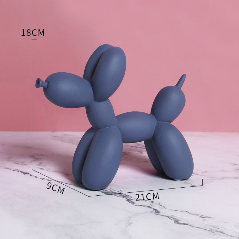 Norvo | Luksuriøs hjemmedekor, ballonghund dekorasjon, kontorbordtilbehør, dyre dekor, moderne populær kunst, nordiske statuer