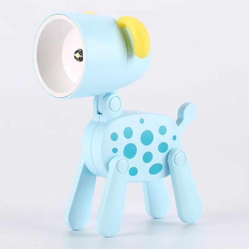 Norvo | Søt LED Nattlampe - Mini Hund, Hjort, Dinosaur Falt Bordlampe for Barnerommet