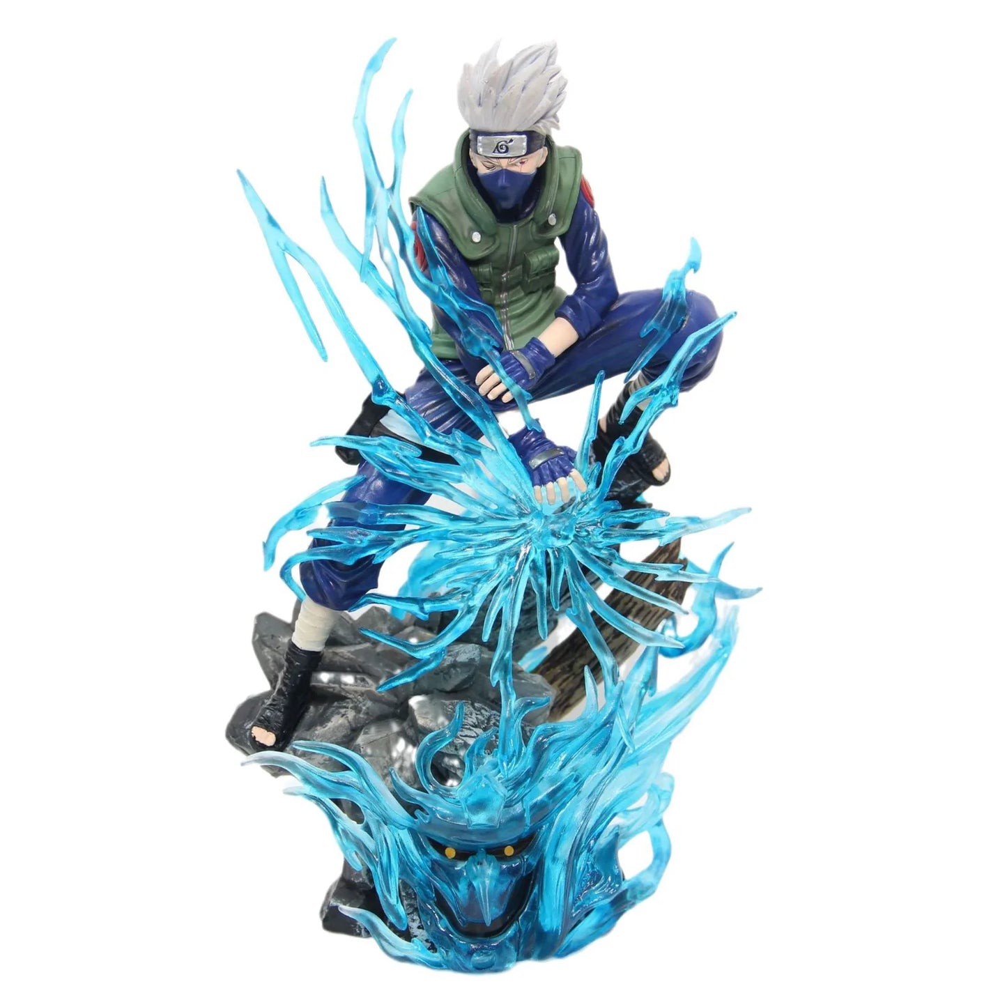 Detaljert PVC Naruto Figur - Kakashi Hatake Modelldukke for Anime Samlere, Gaver og Hjemmedekorasjon 24cm (9.4 tommer)