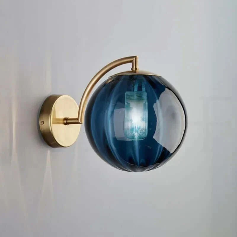 Norvo | Fargerik Glass Moderne Vegglampe
