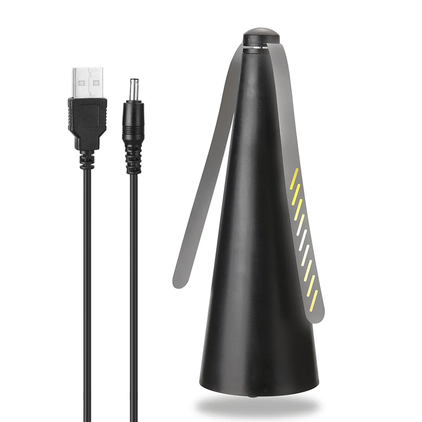 Norvo | AeroLumen Naturguard Insektavvisende Bordvifte | 360° Roterende Insektforsvar Vifte | Stille & Sikker | For Utendørs, Camping, Piknik