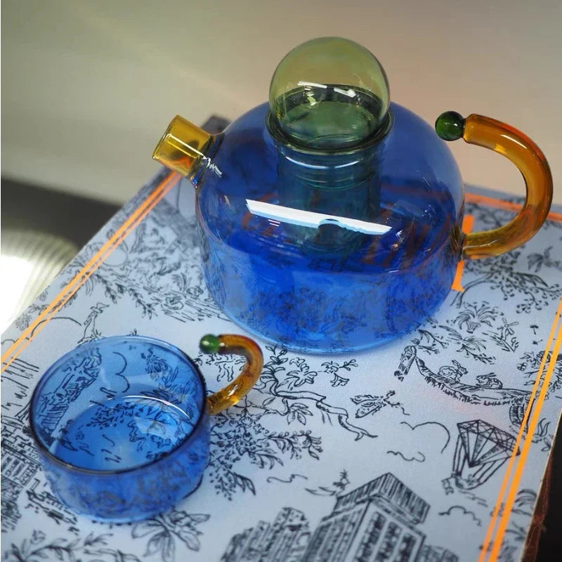 Norvo | Vintage Fargerik Glass Teapot
