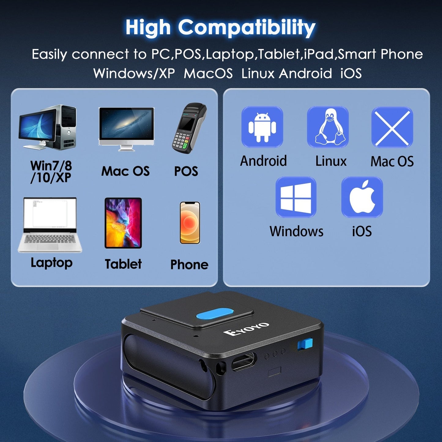 Norvo | Smart Scan Bluetooth Strekkodeskanner Hanske