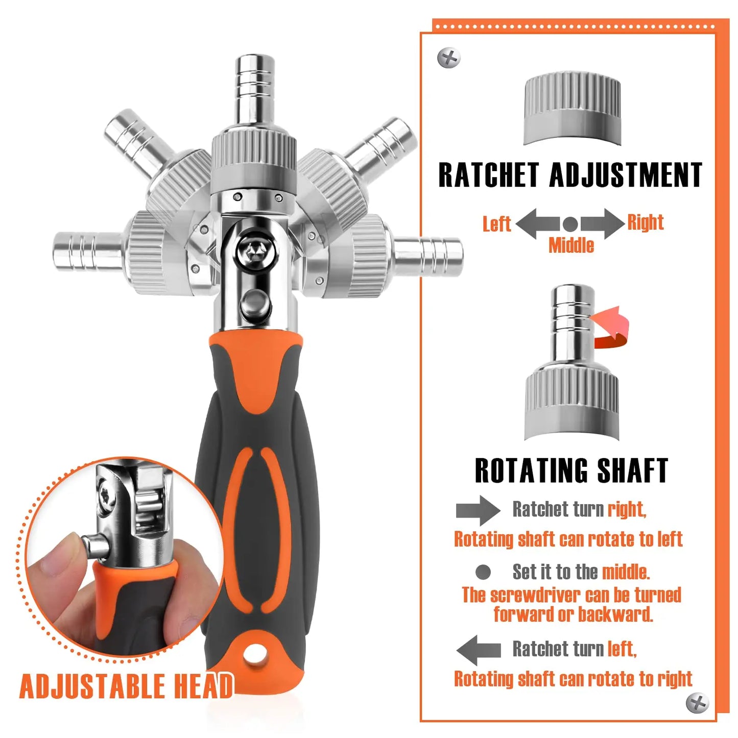 Norvo | 68-i-1 Tange Skrutrekker Sett med Magnetiske Bits & Forlengelsesstang – FortiDrive