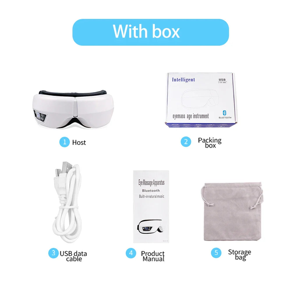 Norvo | Bluetooth Musikk Hot Compress Øyemassør