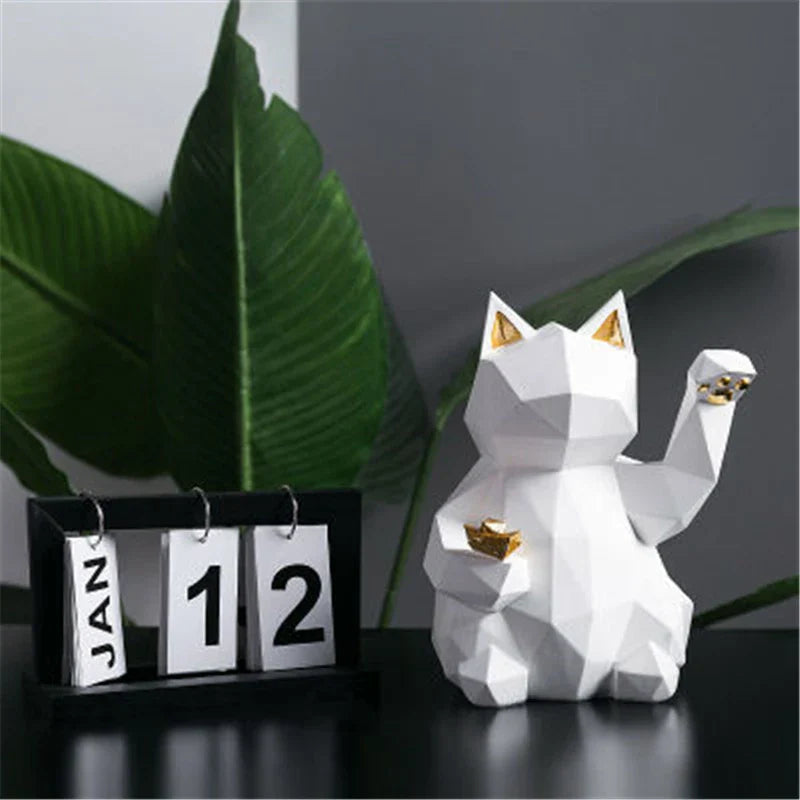 Norvo | Nordisk Stil Geometrisk Lykke Katt