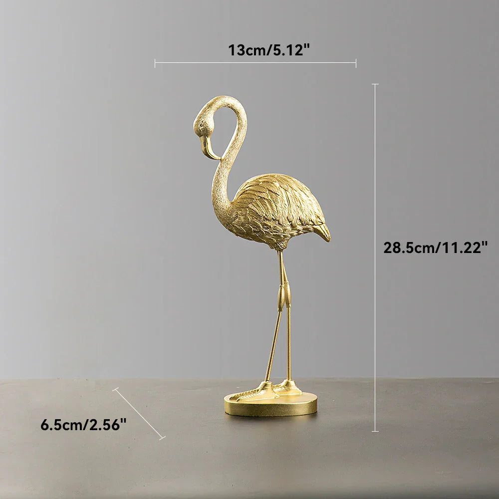 Norvo | Nordisk Flamingo Figur Figur Statue Skulptur Stue Kontor Bryllup Fest Ornamenter Hjem Dekorasjon Tilbehør
