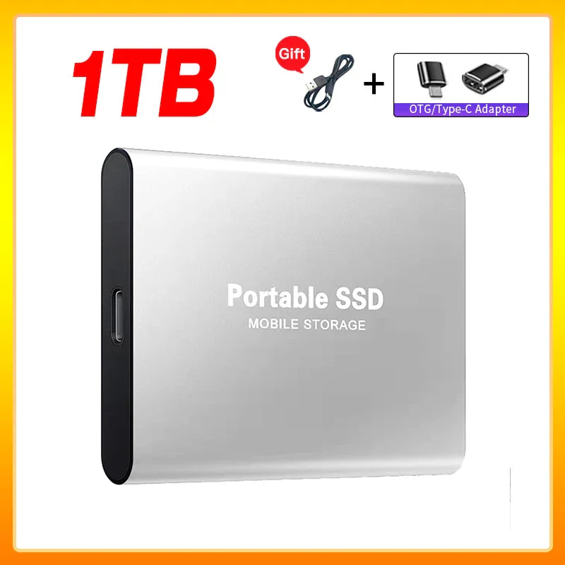 Norvo | Høyhastighets Ekstern Solid State Drive 1TB Bærbar Ekstern Harddisk ssd 2TB Ekstern harddisk ssd harddisk For Laptop Mac
