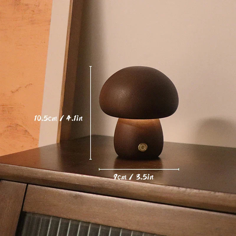 MushroomGlow™ Tre Soppformet LED Bordlampe | Naturlig Dekorativ Belysning | Atmosfærisk Lys for Hjemmet