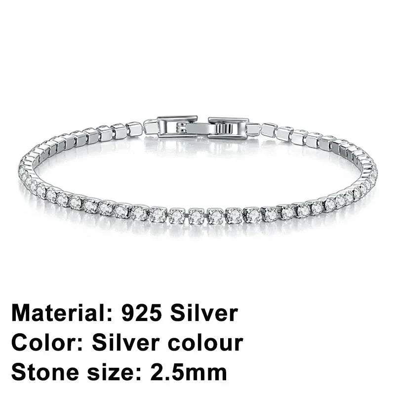 Norvo | Tennisarmbånd – Skinne med holdning: Eleganse i sterling sølv og hip-hop stil!