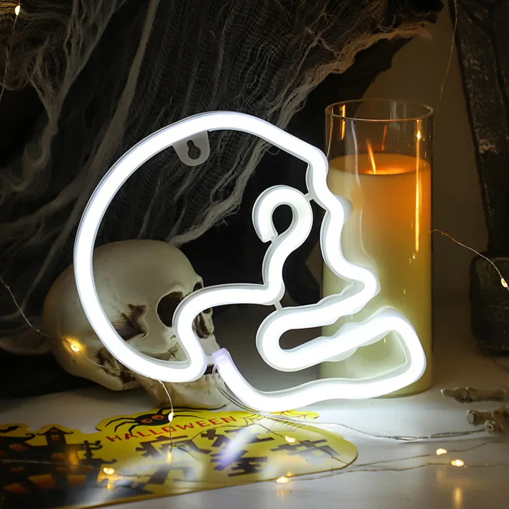 Norvo Neon Skilt – USB/Batteridrevet LED Neon Lys for Hjemmedekorasjon