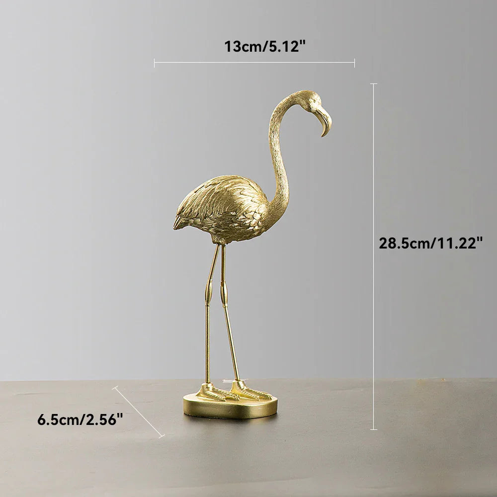 Norvo | Nordisk Flamingo Figur Figur Statue Skulptur Stue Kontor Bryllup Fest Ornamenter Hjem Dekorasjon Tilbehør