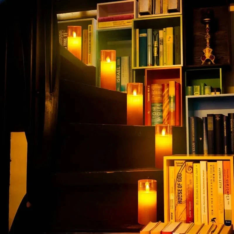 Norvo | SAFEGLOW CANDLES – Oppladbare LED-lys for en trygg og stemningsfull atmosfære hjemme