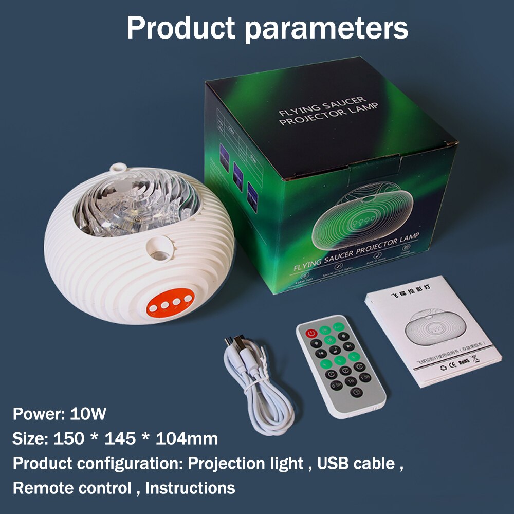 Norvo | Night Nova Galaxy Nattlampe Prosjektor