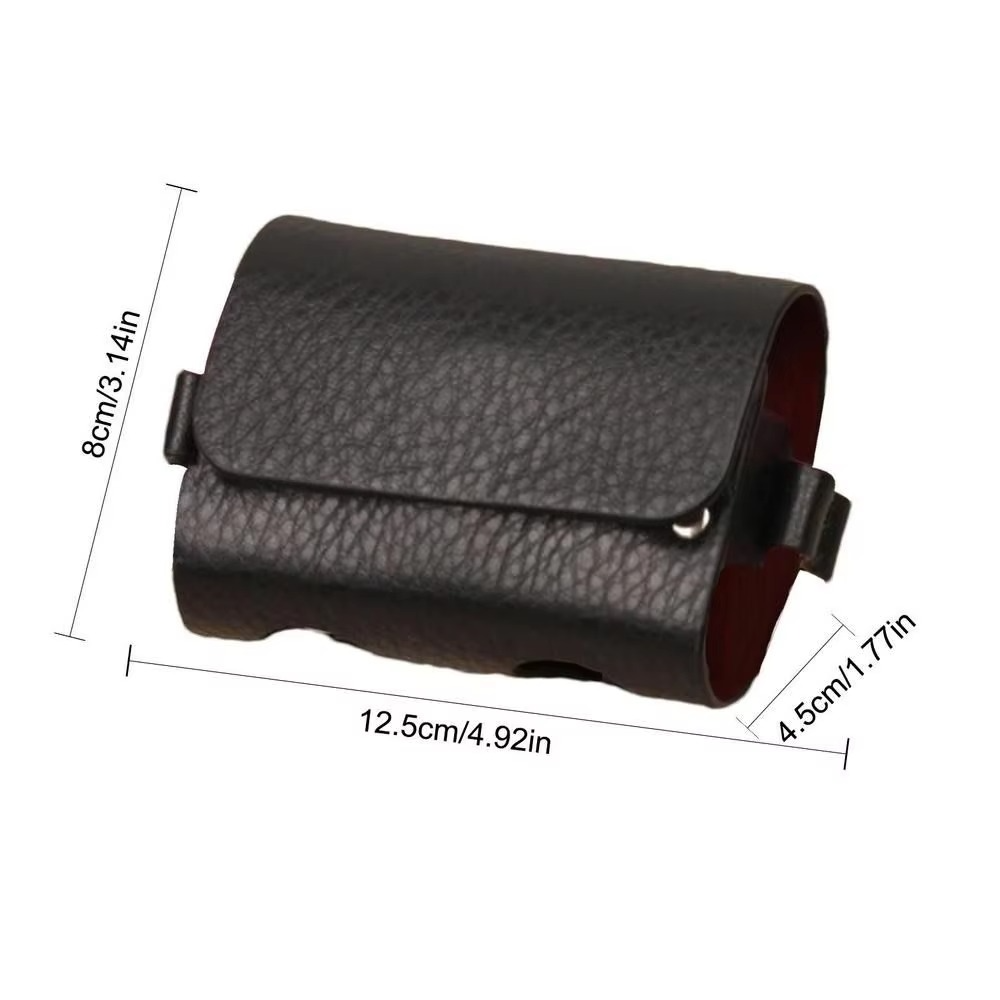 Norvo | PU Lær Golfball Livveske Utendørs Oppbevaringsveske med Klips