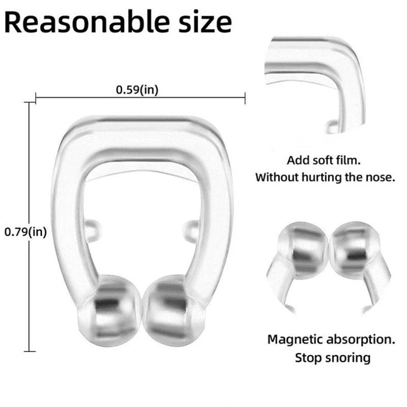 Norvo | 4PCS Magnetisk Anti-Snorke Enhet