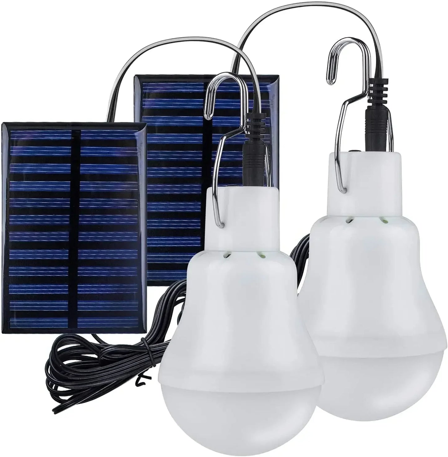 Norvo | Sollys med solcellepanel – Energisparende LED-lampe for innendørs og utendørs bruk