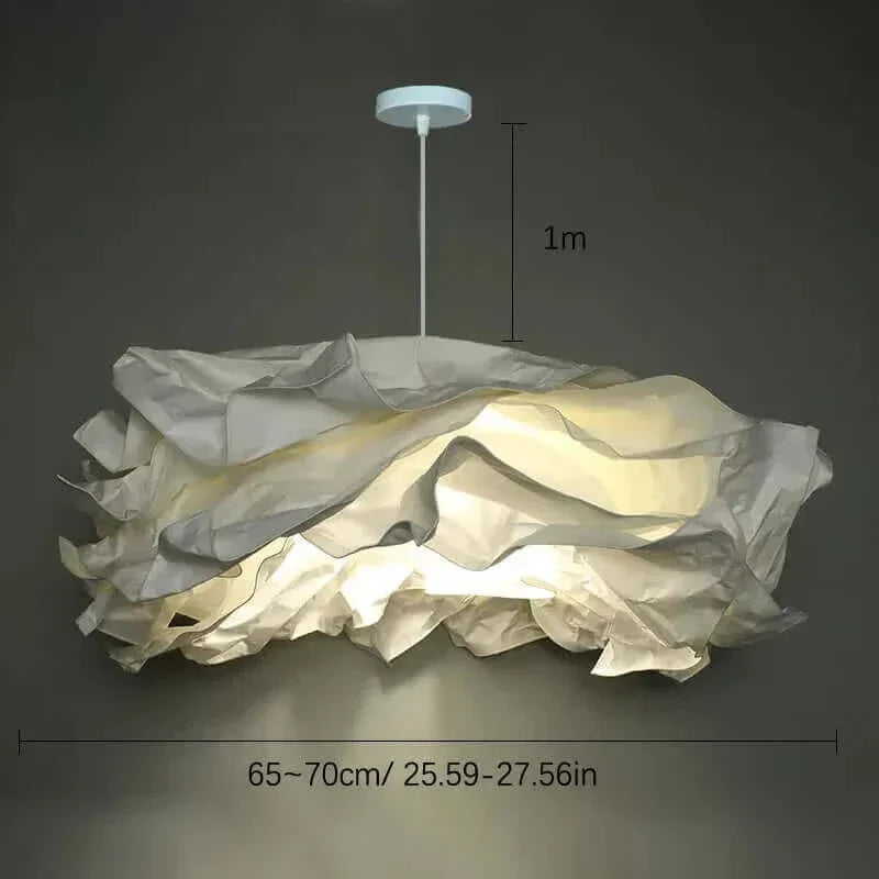 Norvo | Ull-lignende Papir Lampskjerm opptil 70 cm bred