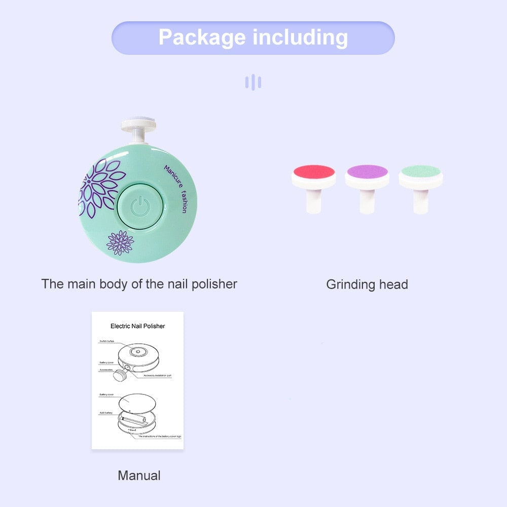 Norvo | Baby elektrisk negleklipper sett