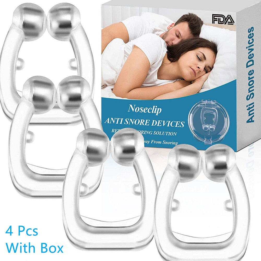 Norvo | 4PCS Magnetisk Anti-Snorke Enhet