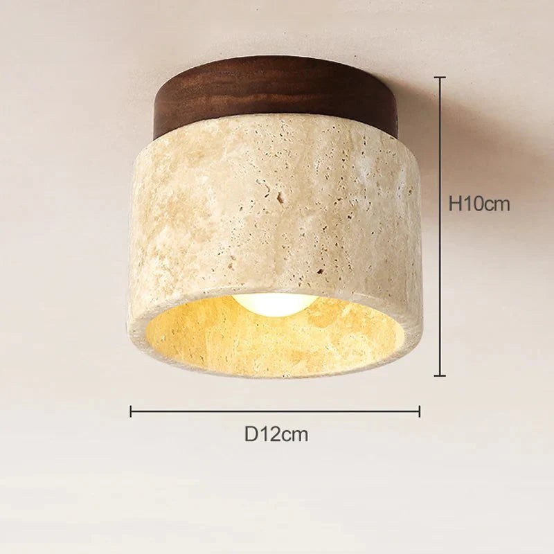 Norvo | Wabi Sabi Gult Marmor Taklampe