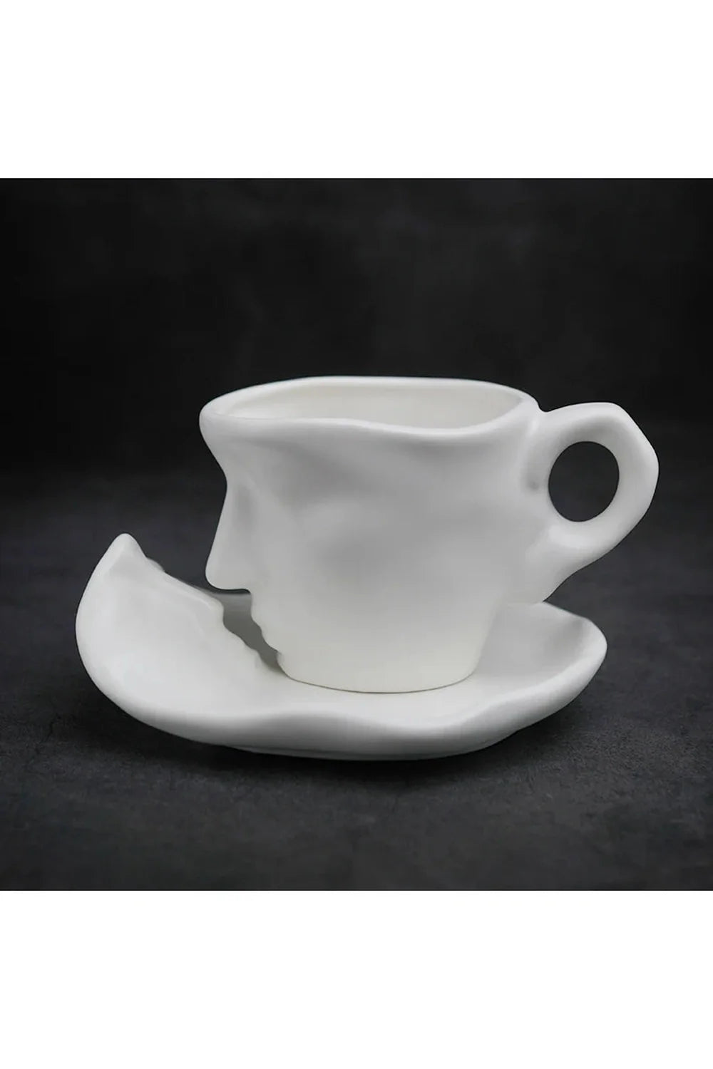 Skulptur Par Kaffeekopper Sett