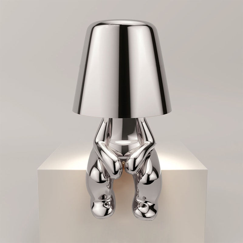 LightClass Bordlampe – Elegant, oppladbar sengebordlampe med berøringskontroll