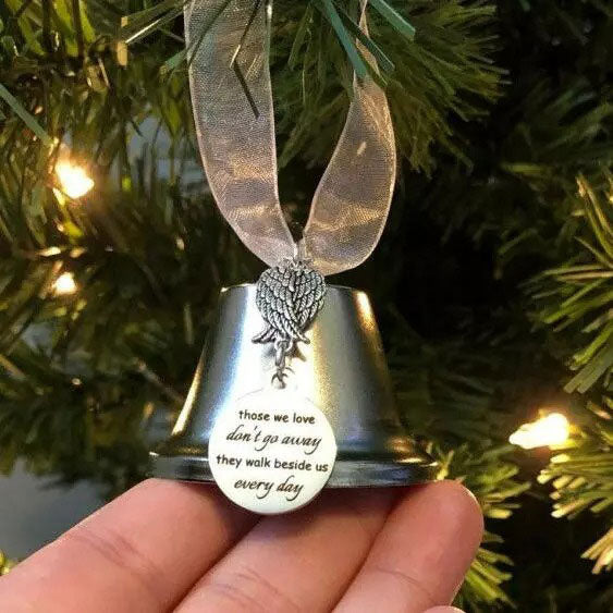 Norvo | 🎄Juletrær Minneornamenter Englevinger Klokker Hengende Dekorasjon