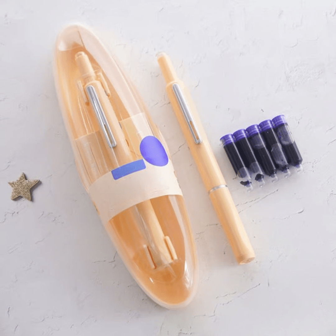 Norvo | Aurelio Elite Penn | Uttrekkbar Luksus Fillerpenn | Jevn Blekkstrøm | Elegant Skriveredskap & Gave til Profesjonelle