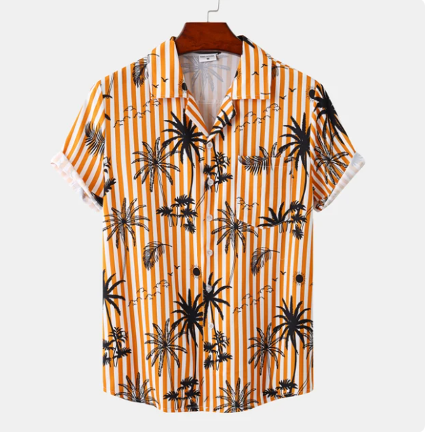 Norvo | Hawaii Surf Floral Skjorte for Menn